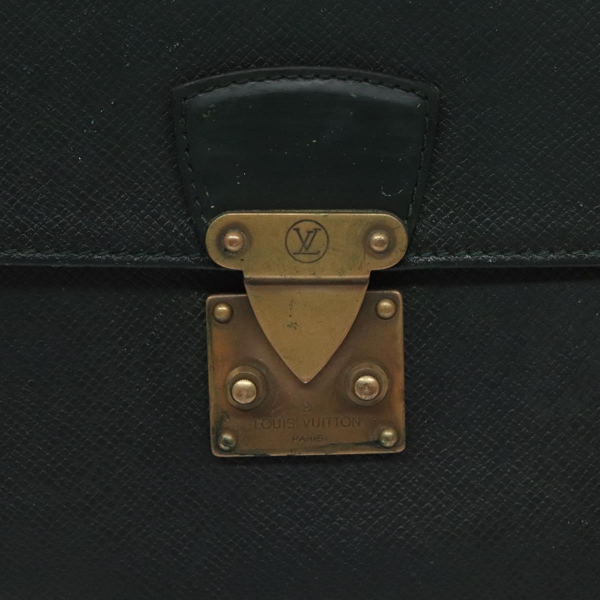 LOUIS VUITTON Taiga Pochette Kourad Clutch Bag Epicea M30194 LV Auth bs23129