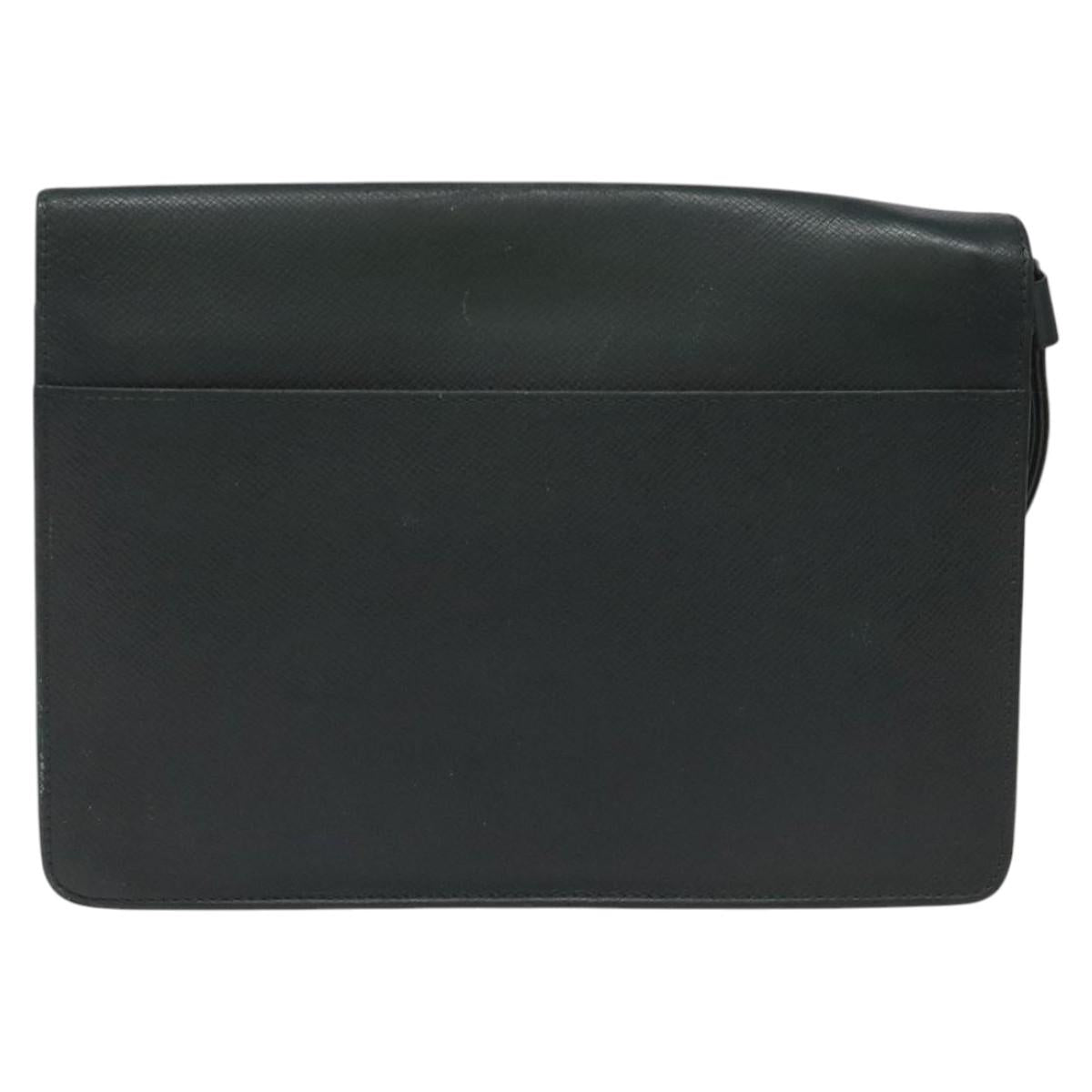 LOUIS VUITTON Taiga Pochette Kourad Clutch Bag Epicea M30194 LV Auth bs23129