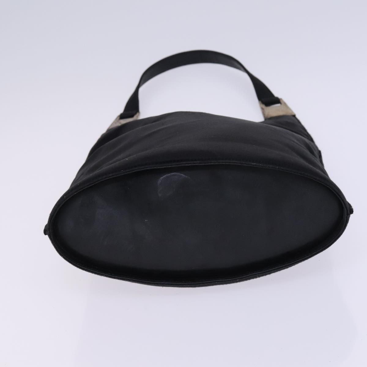 GUCCI Shoulder Bag Nylon Black Auth bs23154