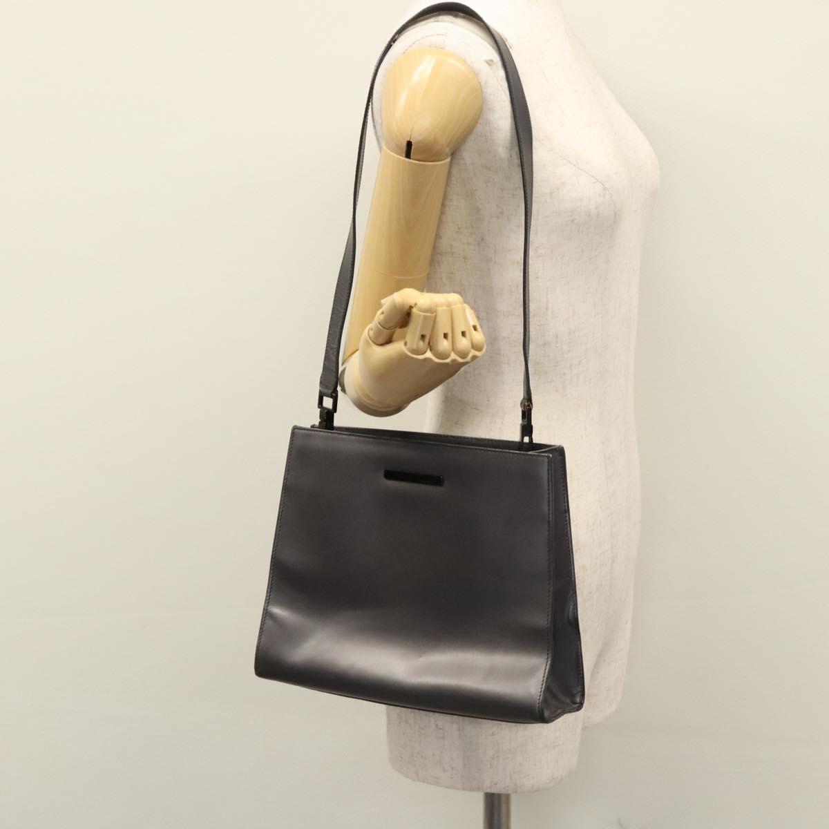 GUCCI Hand Bag Patent leather 2way Silver 001 2020 1854 Auth bs23158