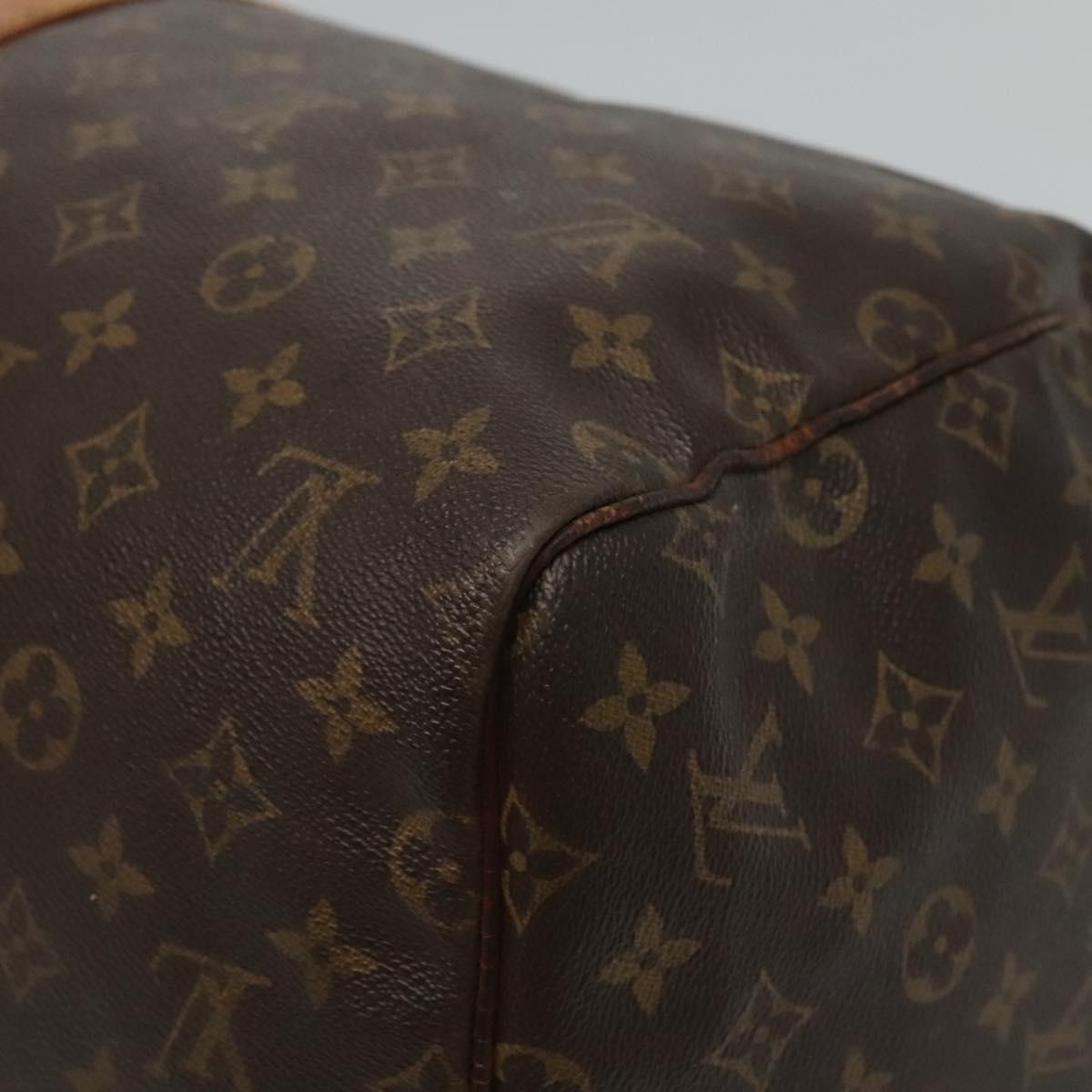 LOUIS VUITTON Monogram Keepall 55 Boston Bag M41424 LV Auth bs23192