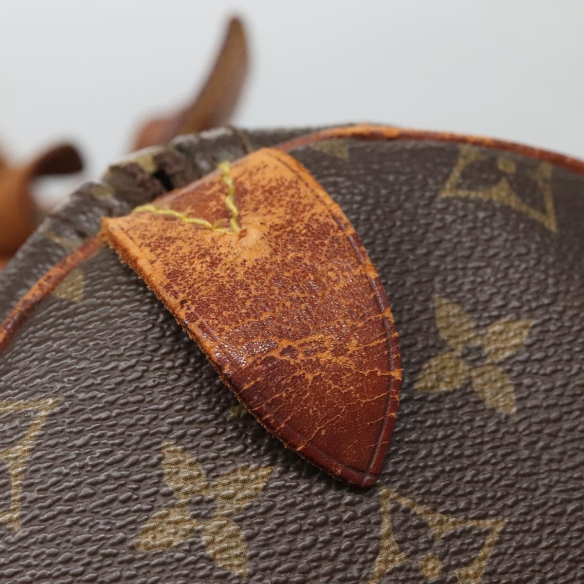 LOUIS VUITTON Monogram Keepall 55 Boston Bag M41424 LV Auth bs23192