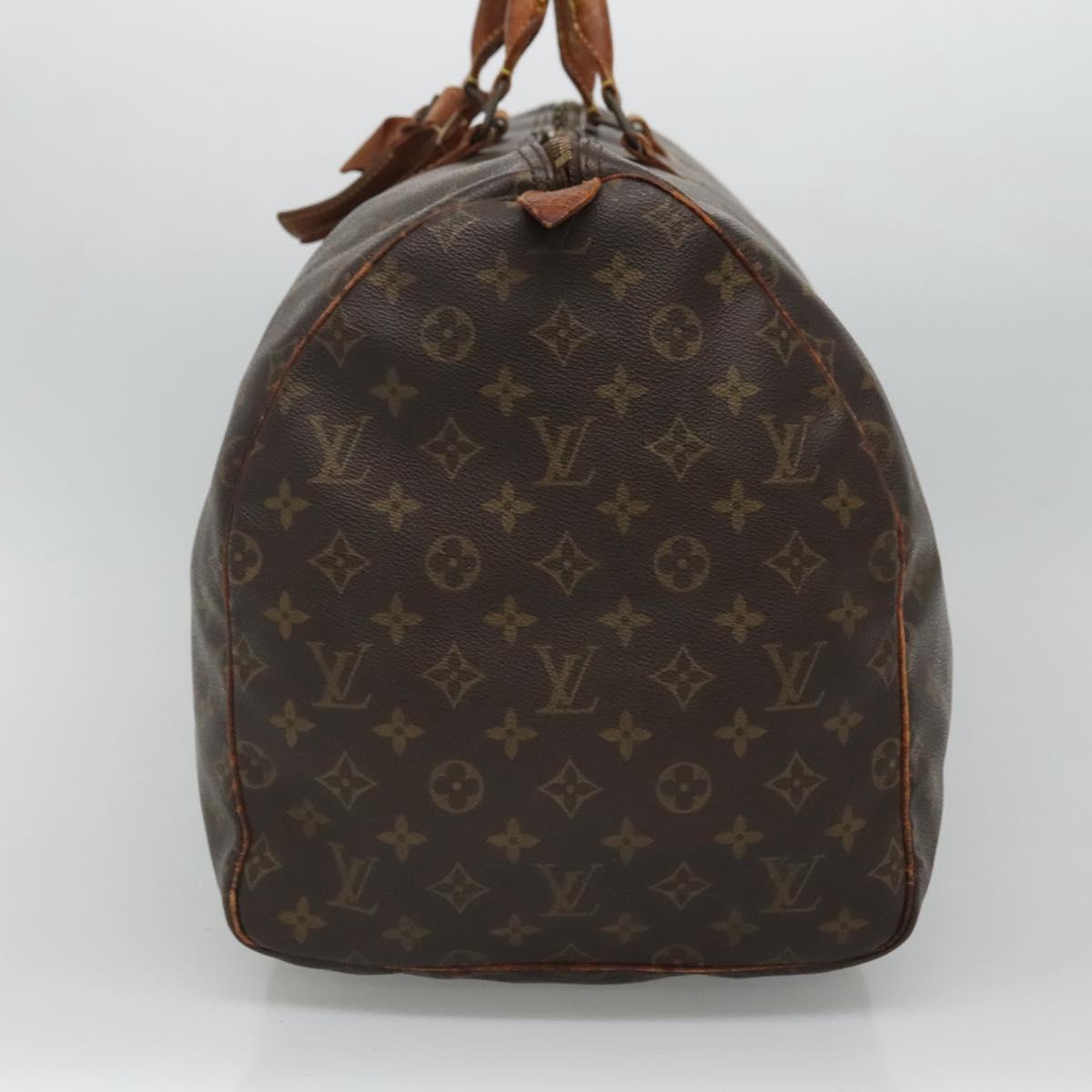 LOUIS VUITTON Monogram Keepall 55 Boston Bag M41424 LV Auth bs23192