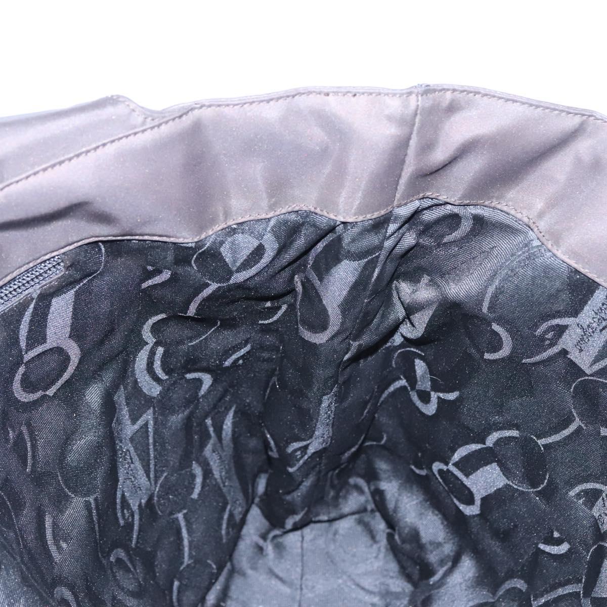 Salvatore Ferragamo Gancini Tote Bag Nylon Brown Auth bs23209