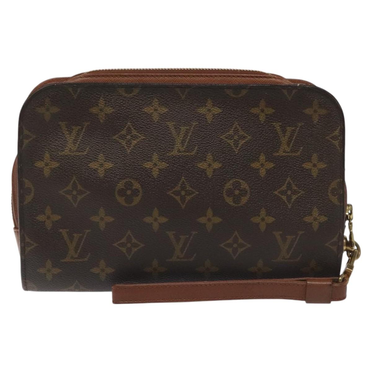 LOUIS VUITTON Monogram Orsay Clutch Bag M51790 LV Auth bs23226