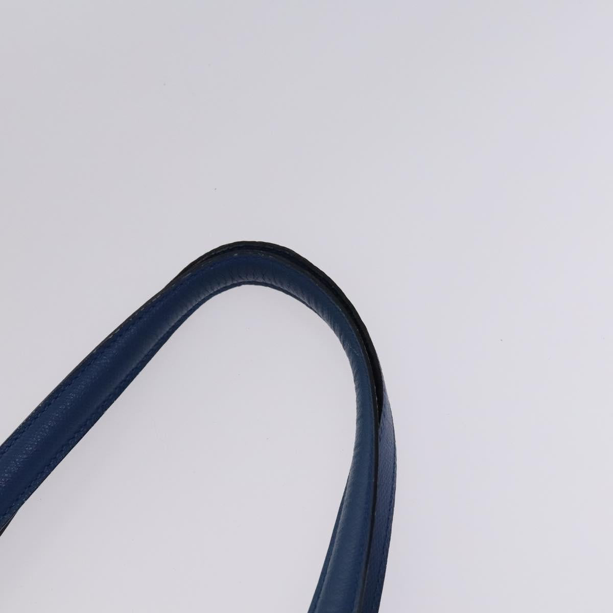 BALLY Shoulder Bag Canvas Leather 2Set Beige Black Auth bs23228