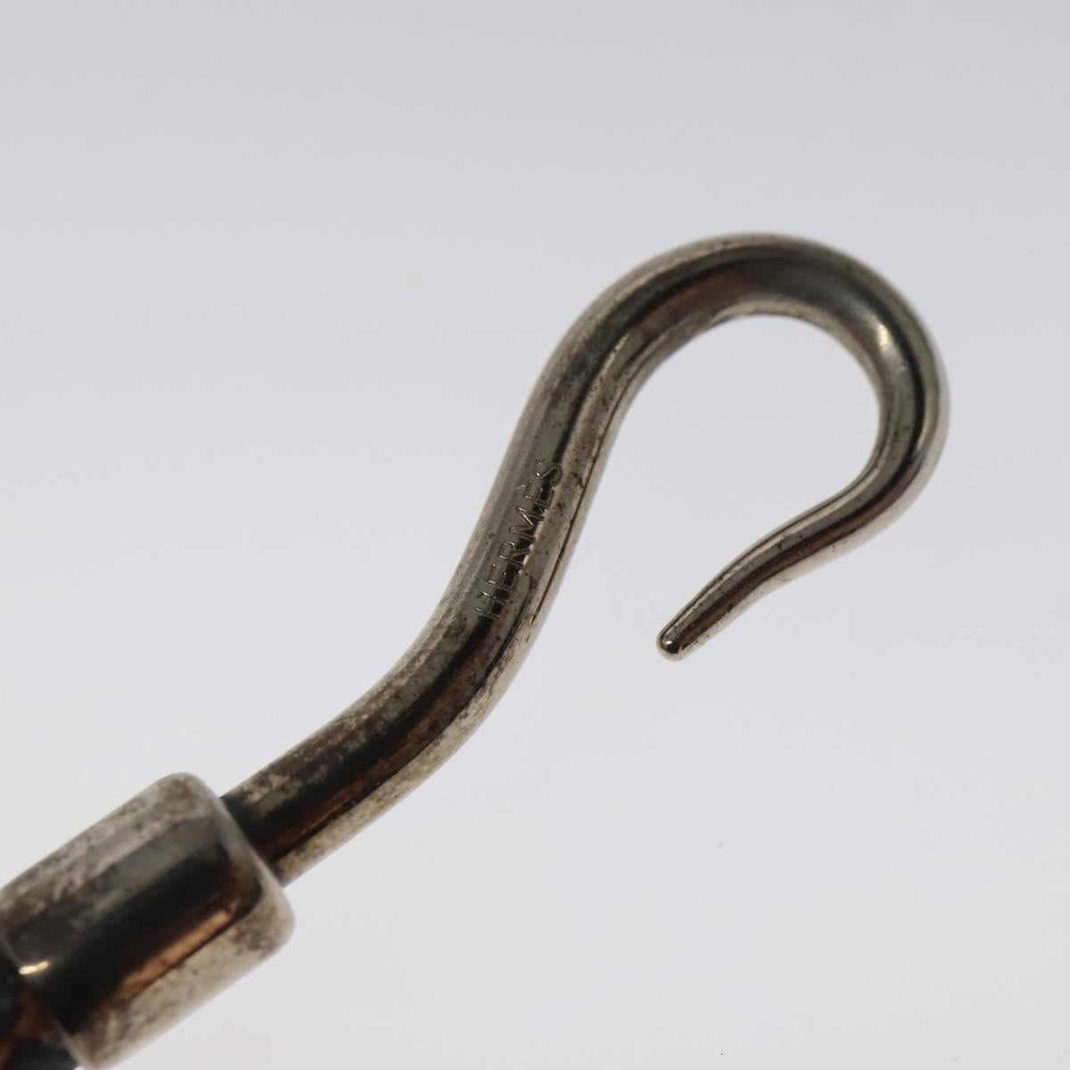 HERMES Bracelet Leather Brown Auth bs23237