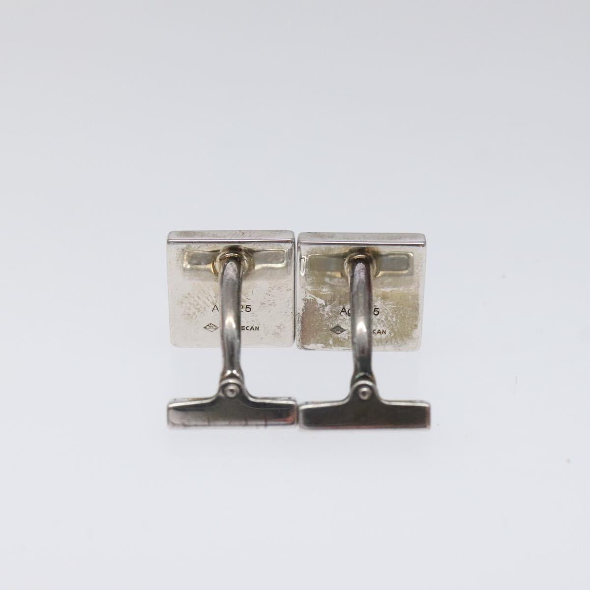 LOUIS VUITTON Damier Ebene Buton De Manchette Cuffs LV Auth bs23253