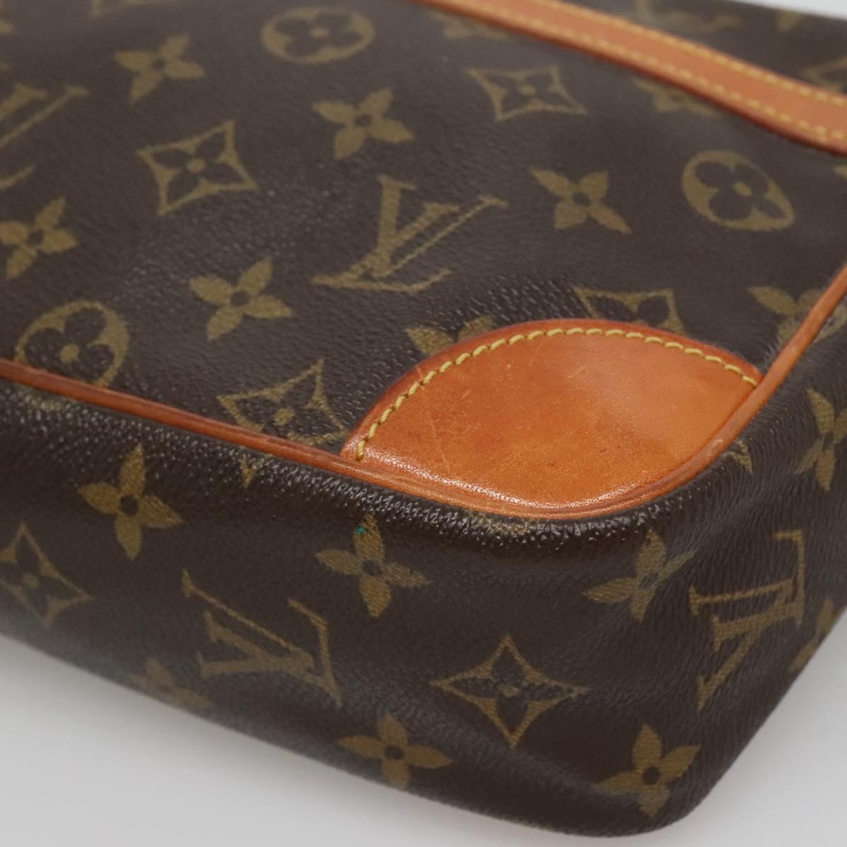 LOUIS VUITTON Monogram Compiegne 28 Clutch Bag M51845 LV Auth bs23284