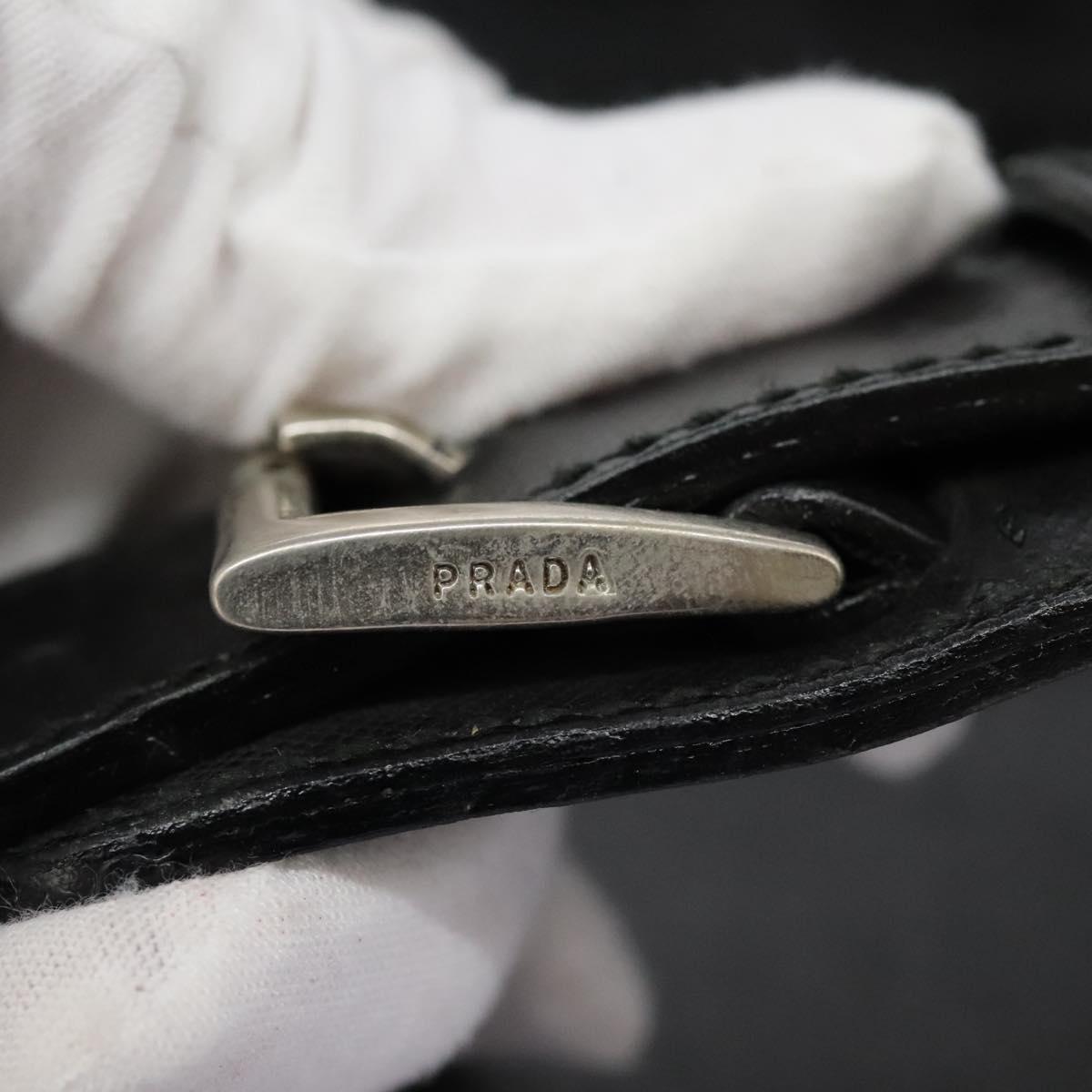 PRADA Garment Cover Nylon 2way Black Auth bs23377