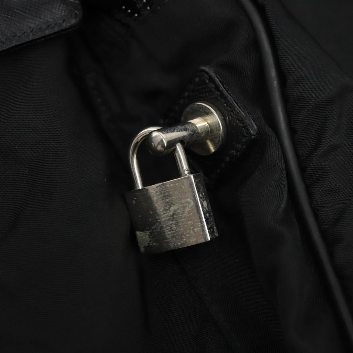 PRADA Garment Cover Nylon 2way Black Auth bs23377