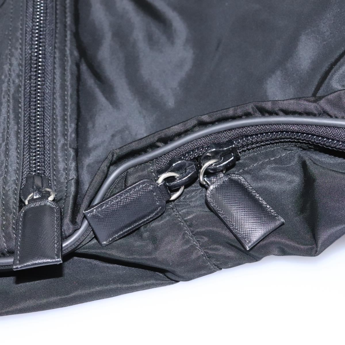 PRADA Garment Cover Nylon 2way Black Auth bs23377