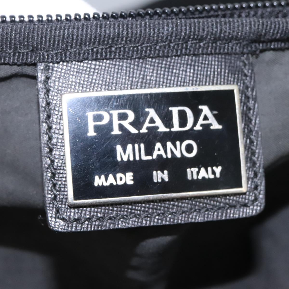 PRADA Garment Cover Nylon 2way Black Auth bs23377
