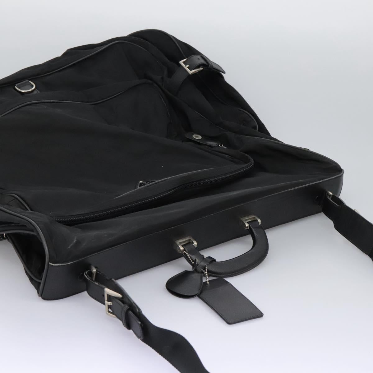 PRADA Garment Cover Nylon 2way Black Auth bs23377