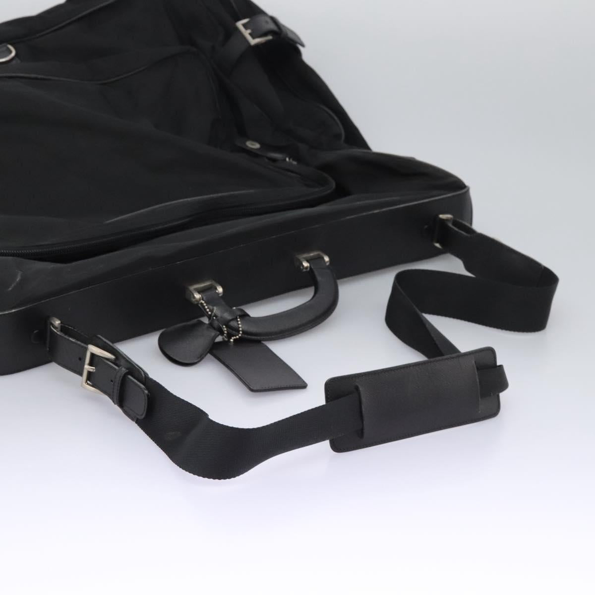 PRADA Garment Cover Nylon 2way Black Auth bs23377