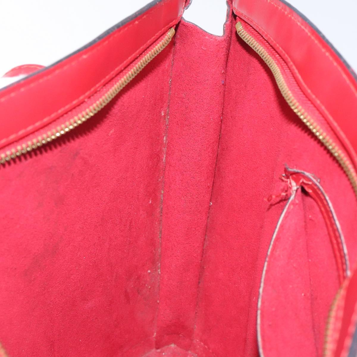 LOUIS VUITTON Epi Saint Jacques Poignees Long Hand Bag Red M52337 Auth bs23379