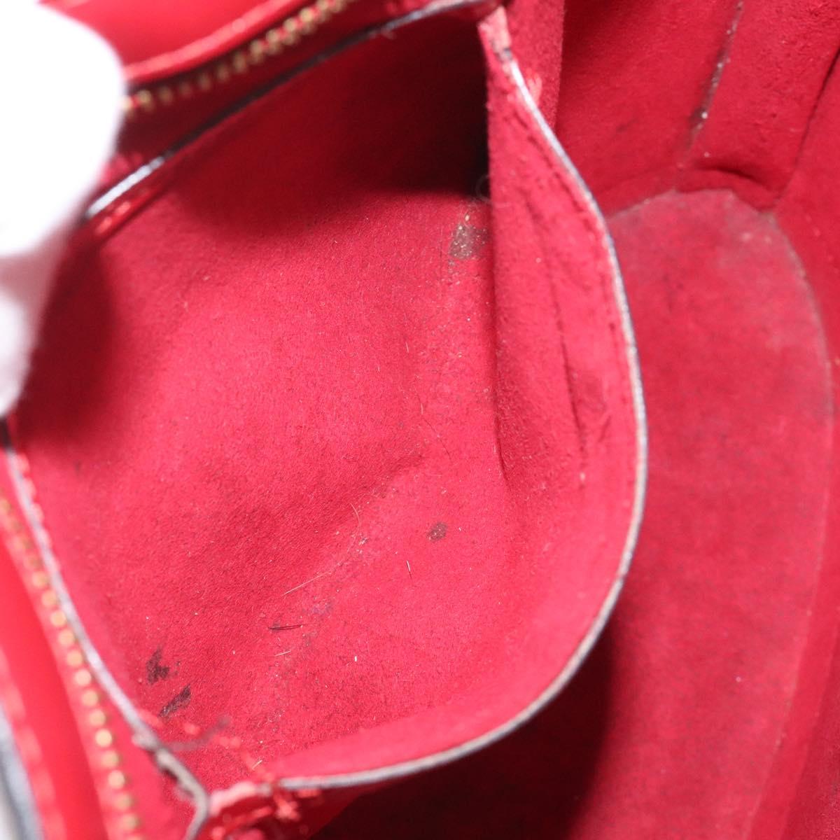 LOUIS VUITTON Epi Saint Jacques Poignees Long Hand Bag Red M52337 Auth bs23379