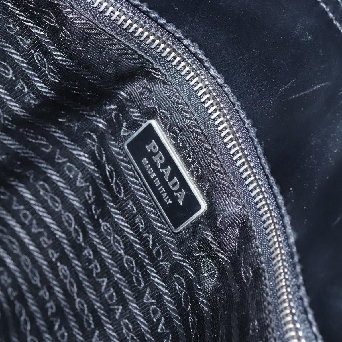 PRADA Tote Bag Canvas Beige Auth bs23380