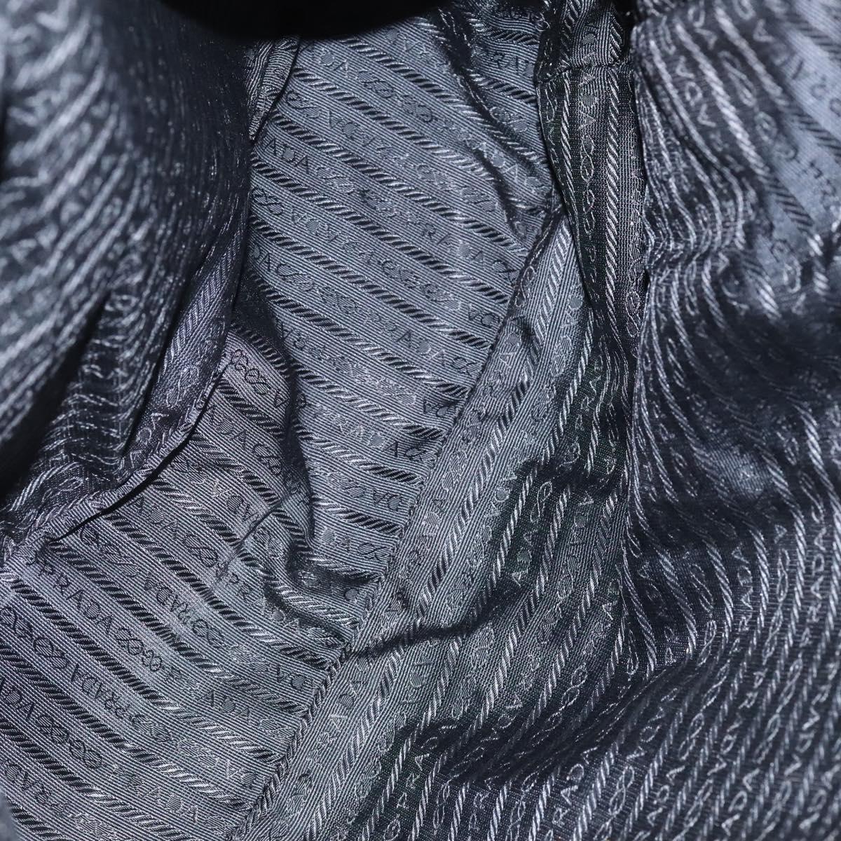 PRADA Tote Bag Canvas Beige Auth bs23380