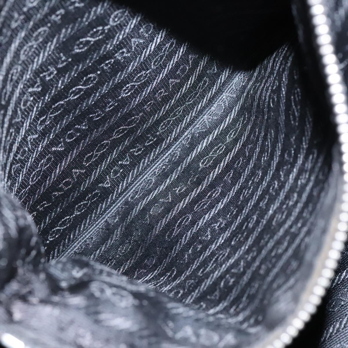 PRADA Tote Bag Canvas Beige Auth bs23380