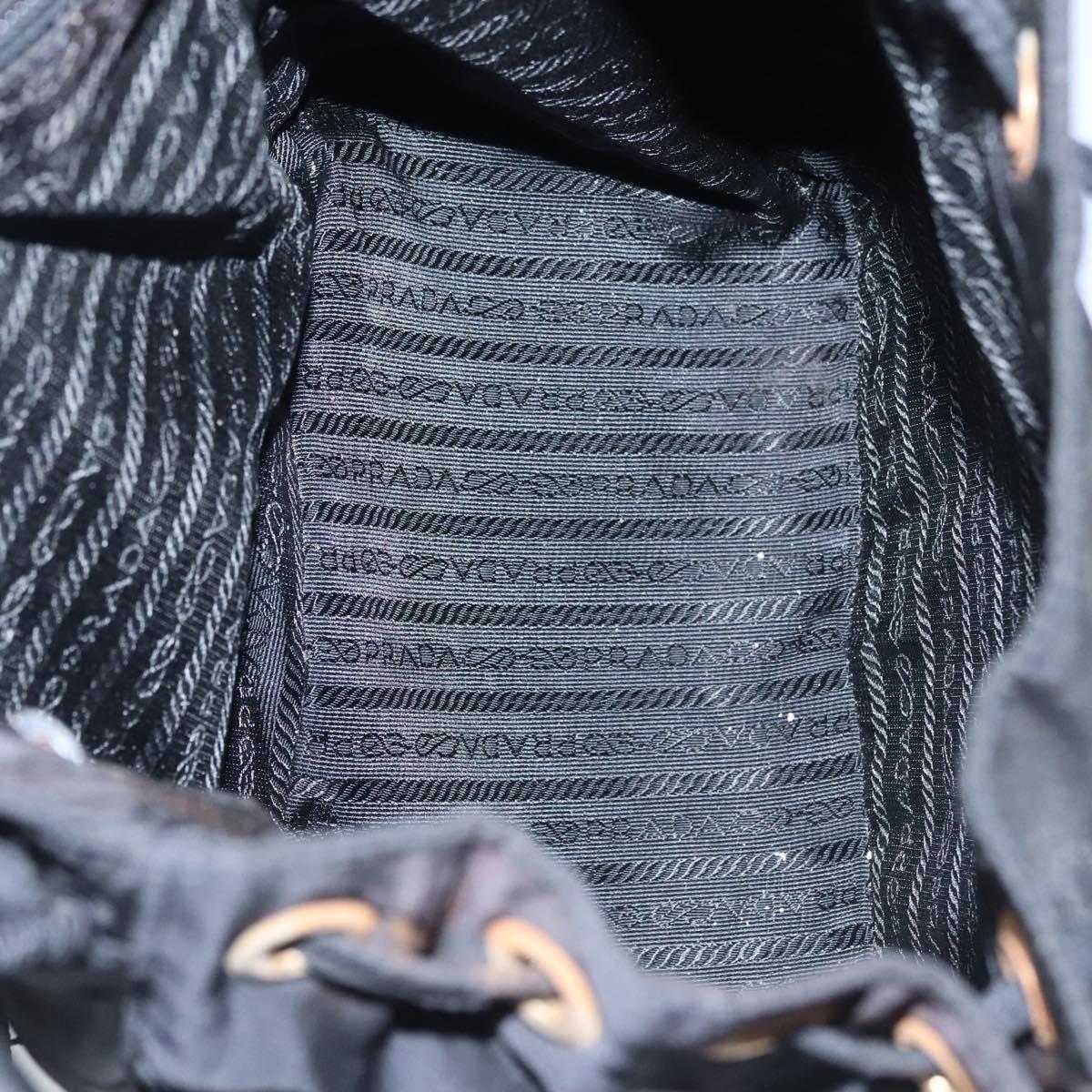 PRADA Backpack Nylon Black Auth bs23399