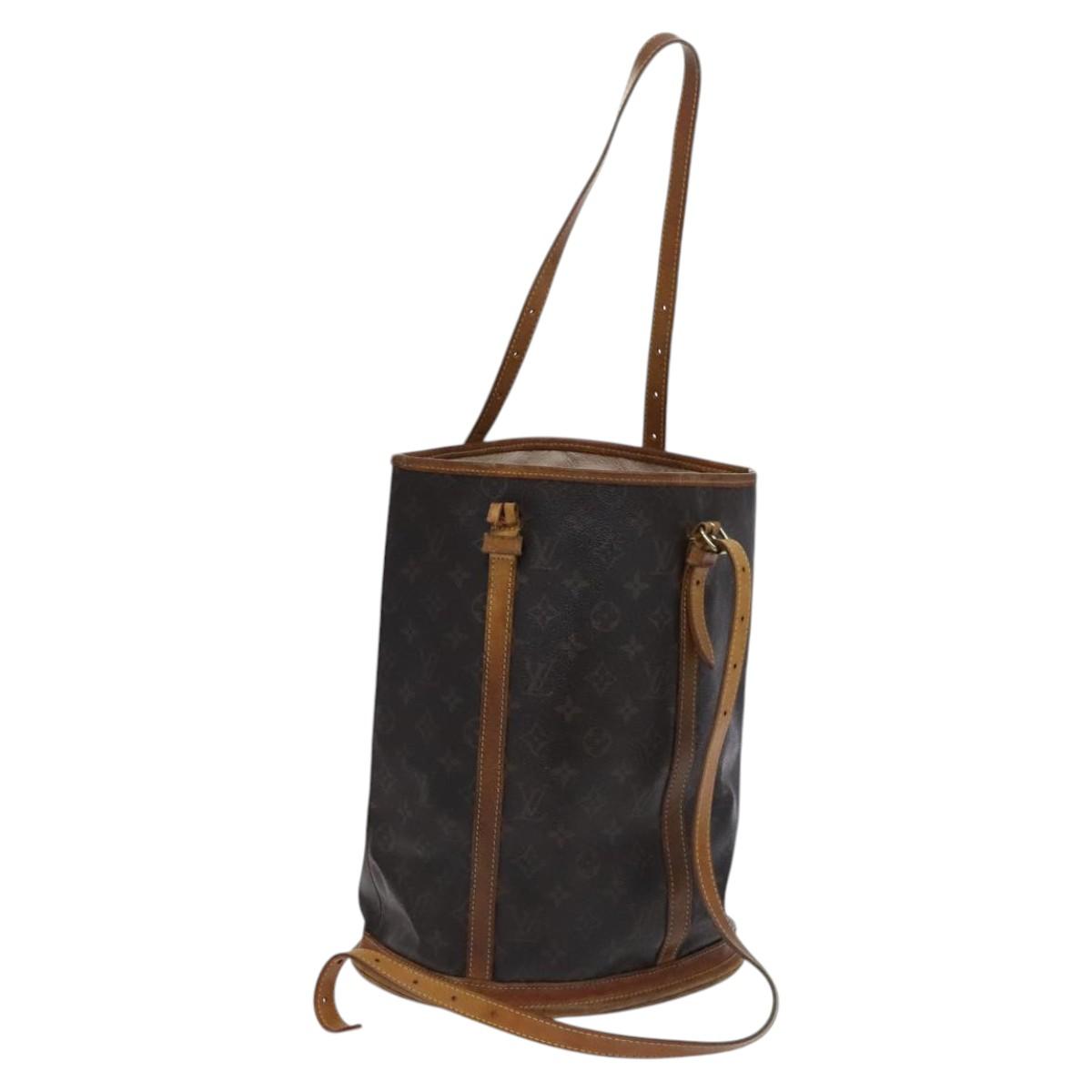 LOUIS VUITTON Monogram Bucket GM Shoulder Bag M42236 LV Auth bs23415