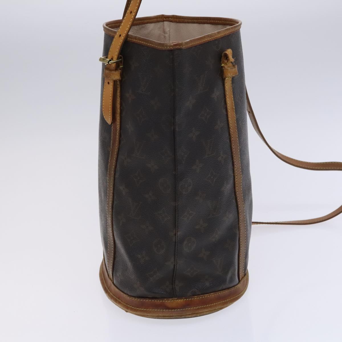 LOUIS VUITTON Monogram Bucket GM Shoulder Bag M42236 LV Auth bs23415