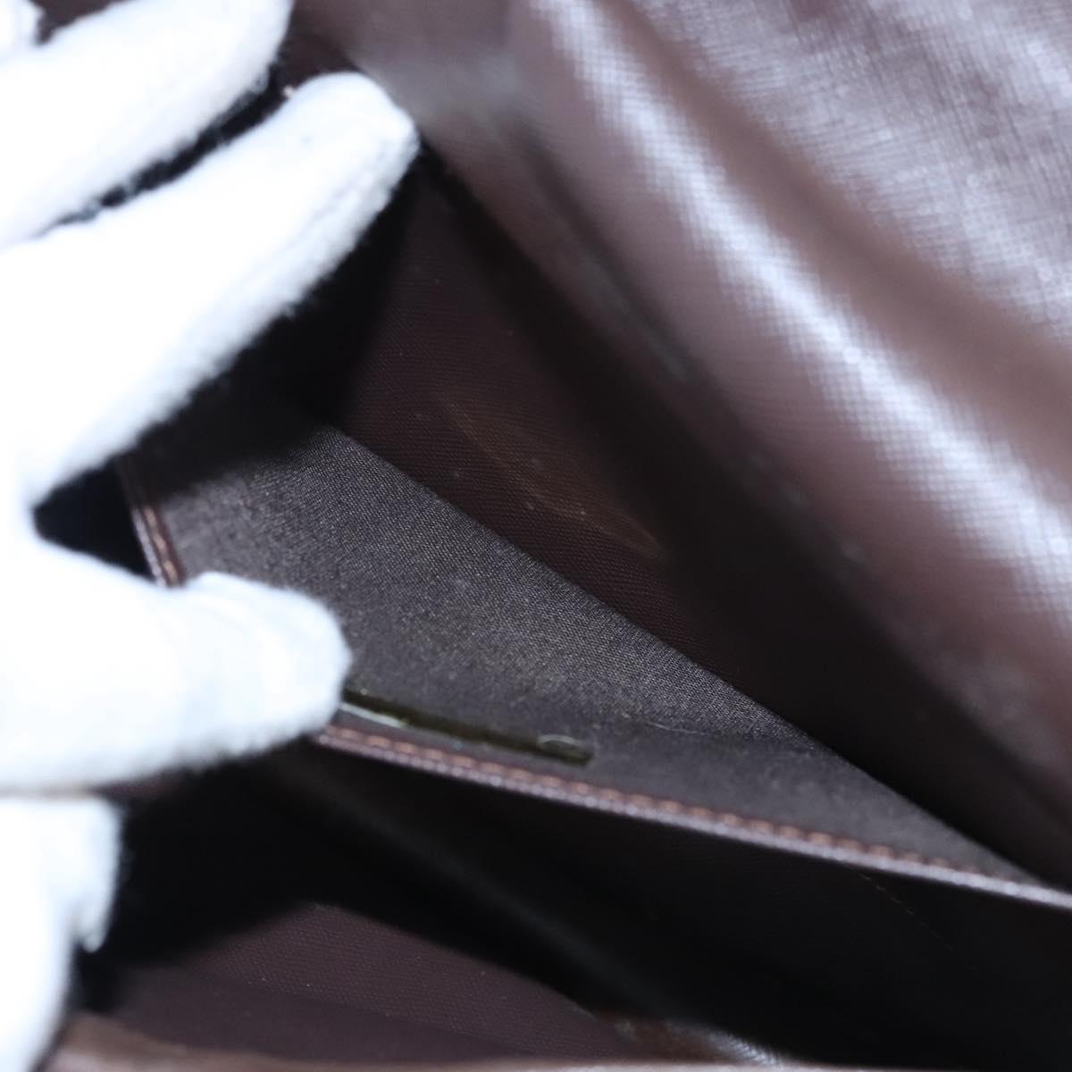 Burberrys Nova Check Shoulder Bag Canvas Beige Gold Auth bs23438