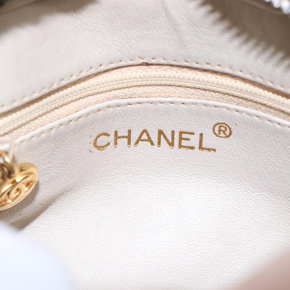 CHANEL Mademoiselle Chain Shoulder Bag Suede Pink CC Auth bs23471