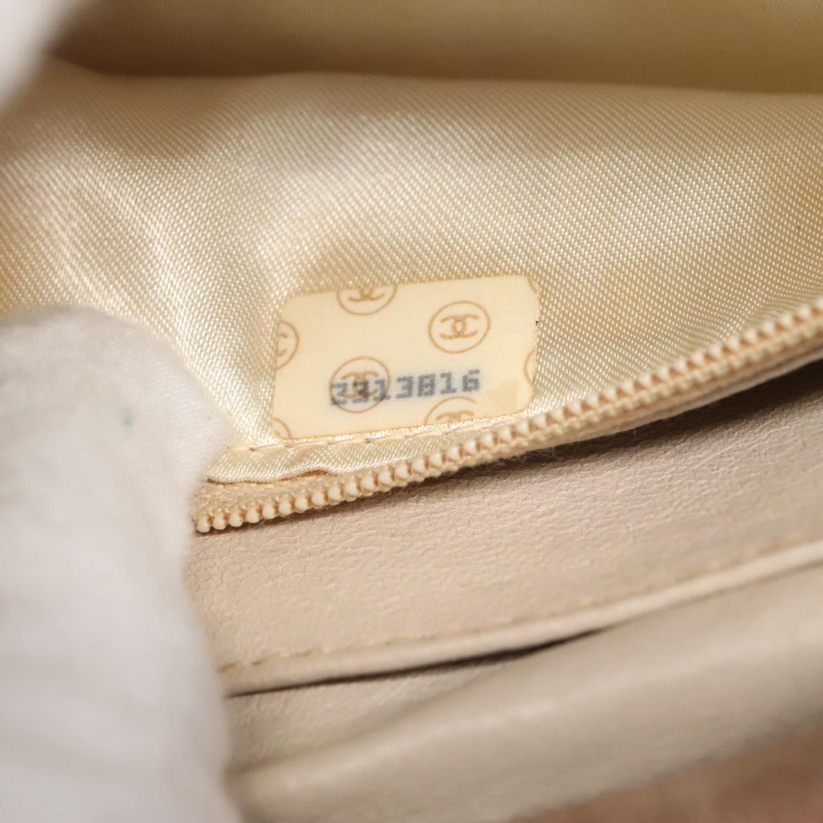 CHANEL Mademoiselle Chain Shoulder Bag Suede Pink CC Auth bs23471