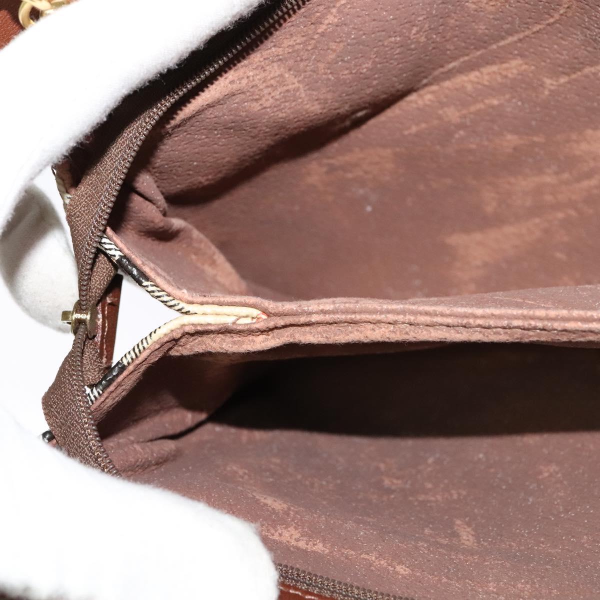 Burberrys Nova Check Shoulder Bag PVC Beige Brown gold Auth bs23485