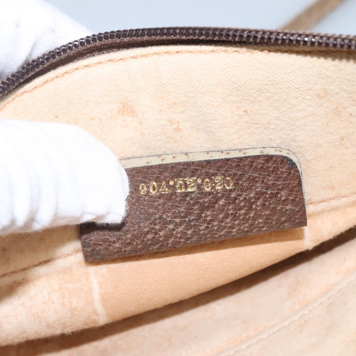GUCCI GG Supreme Shoulder Bag PVC Beige Gold 904 02 020 Auth bs23501