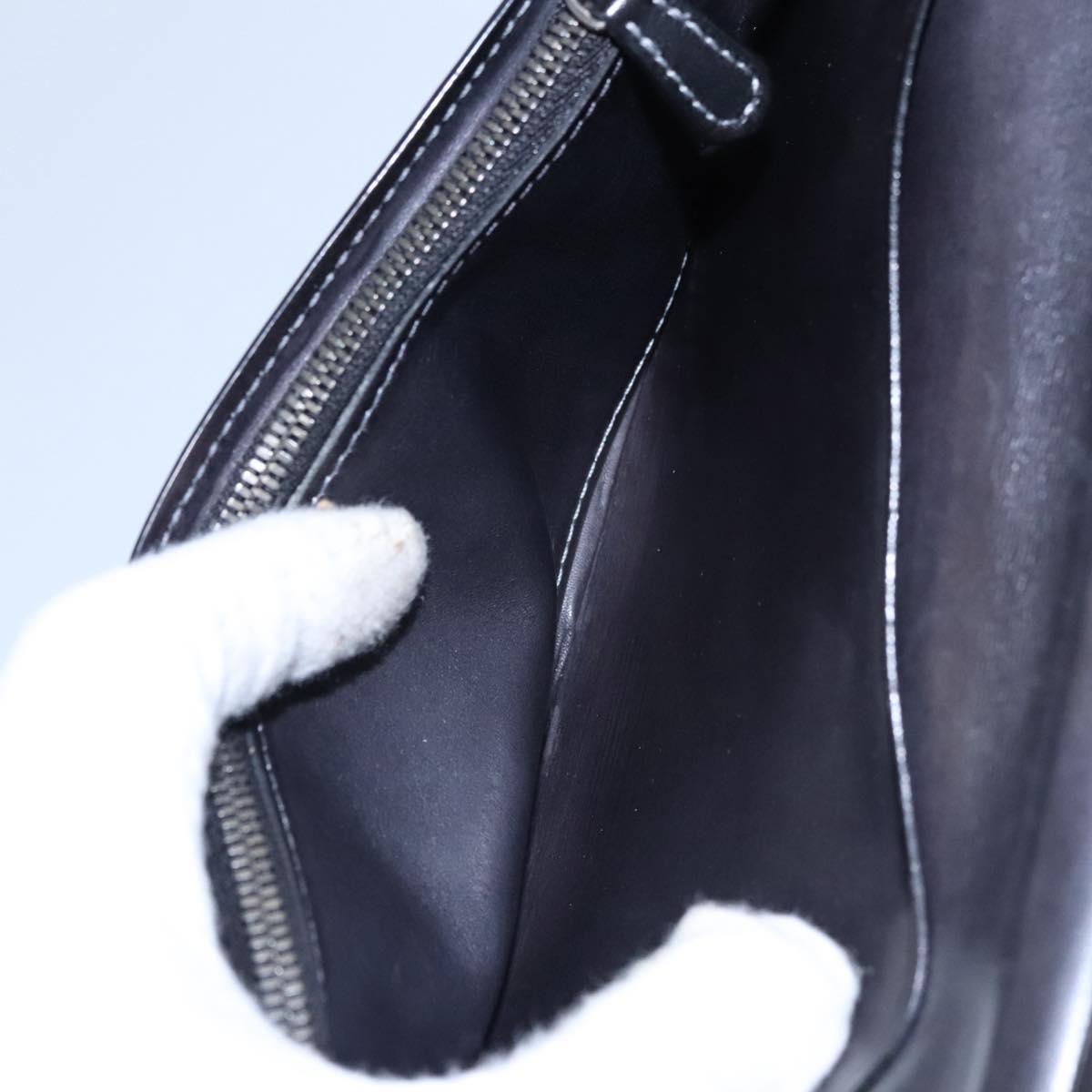 Berluti Long Wallet Leather Black Auth bs23508