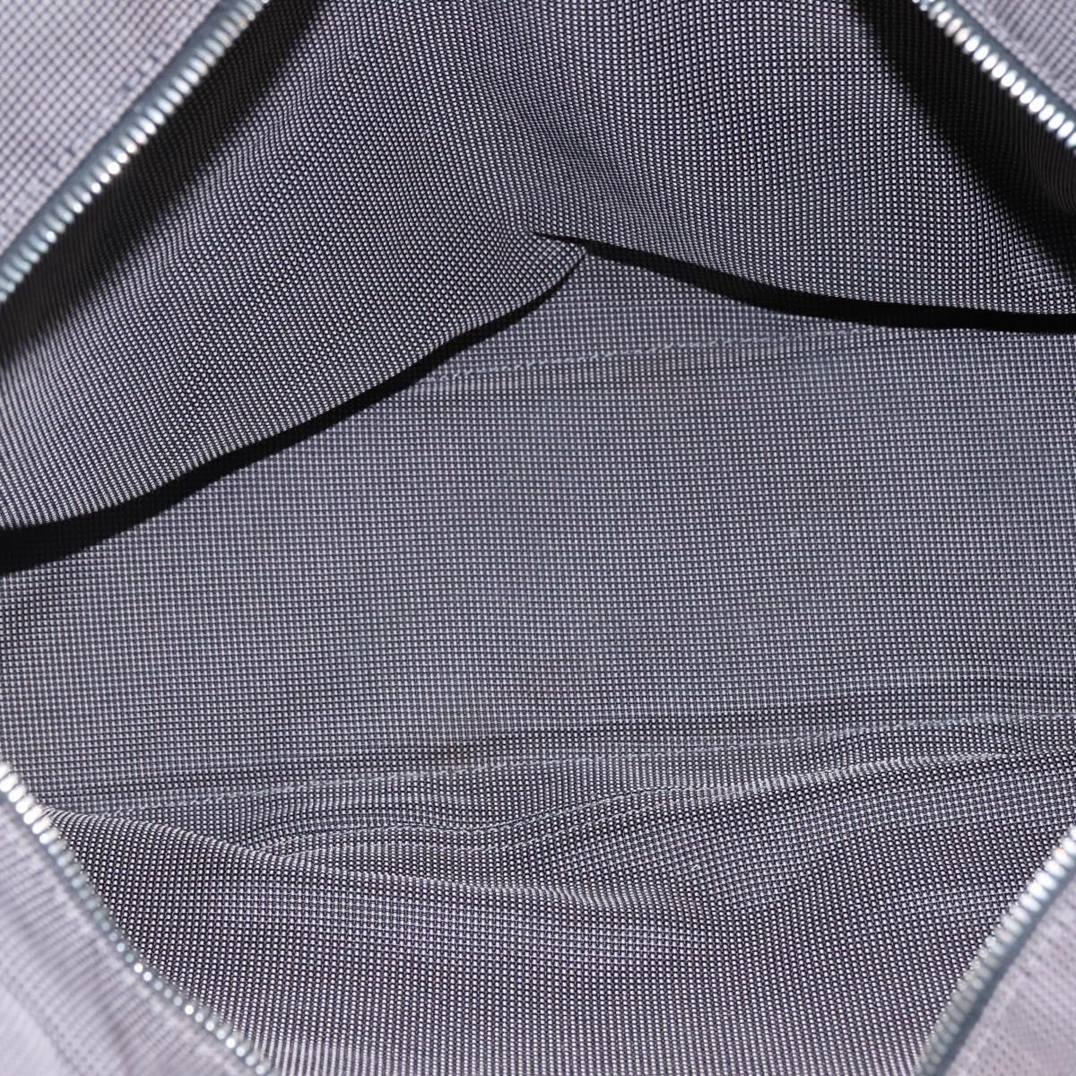 HERMES Her Line MM Tote Bag Canvas Gray Silver Auth bs23512