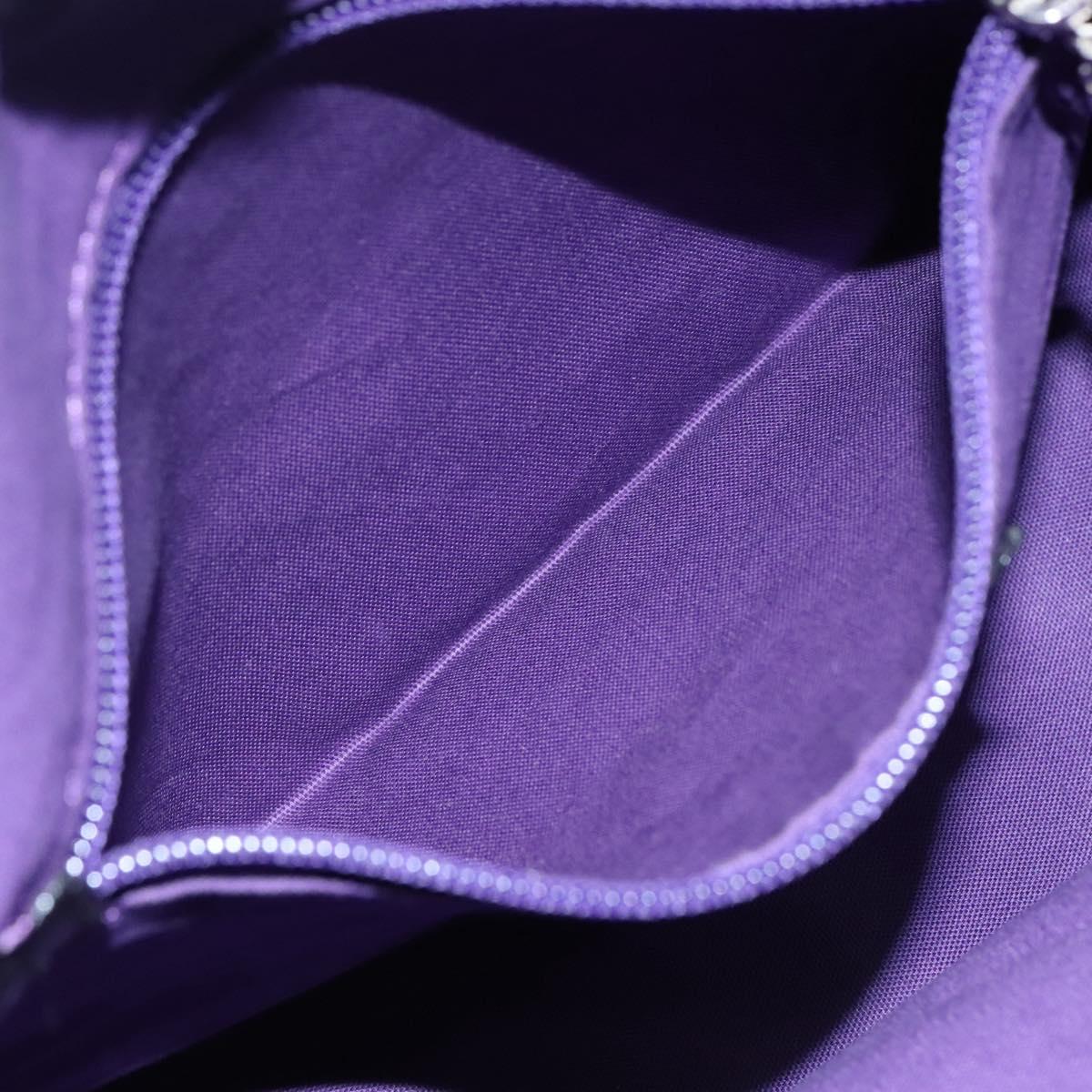 BURBERRY Black label Shoulder Bag Wool Gray Auth bs23525