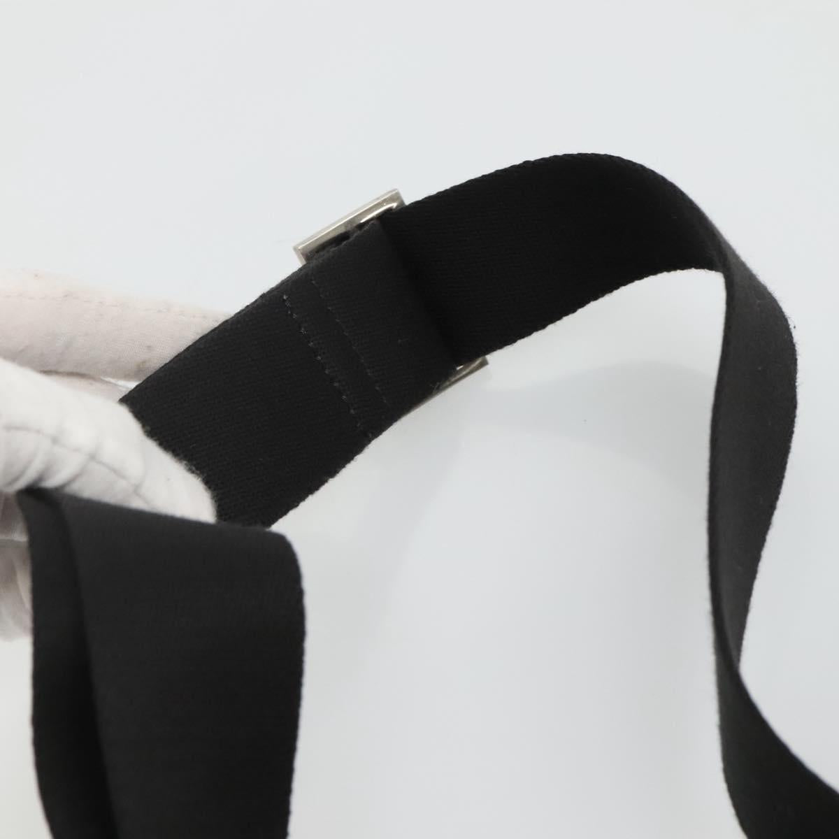 BURBERRY Black label Shoulder Bag Wool Gray Auth bs23525