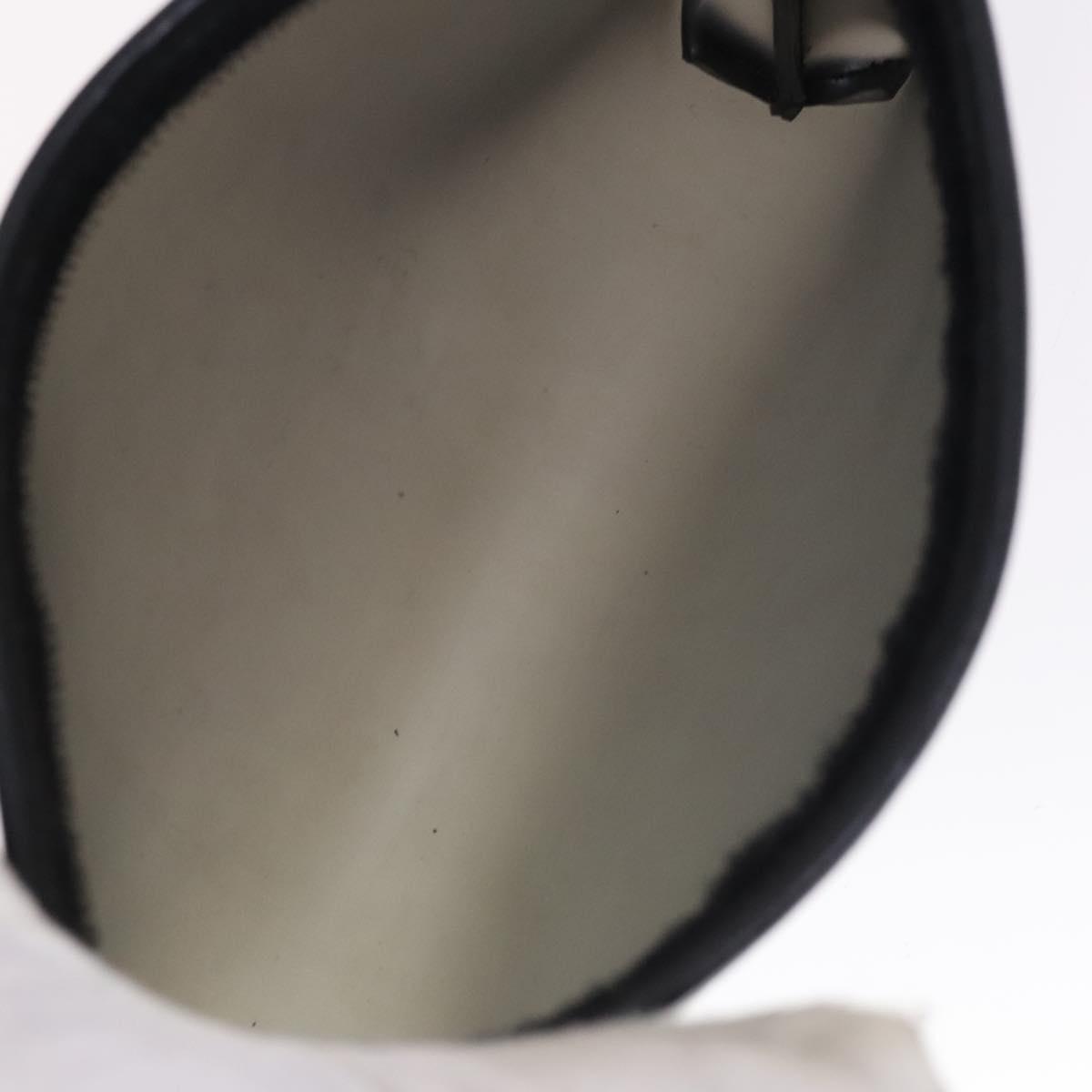 Salvatore Ferragamo Gancini Hand Bag Vinyl Black Auth bs23548