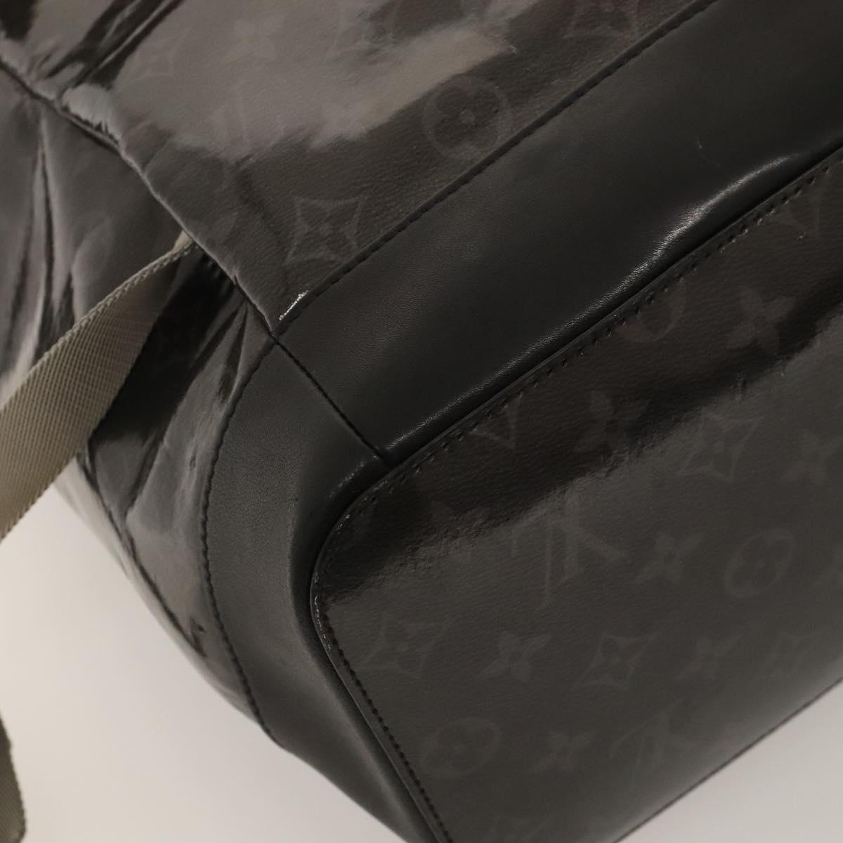 LOUIS VUITTON Monogram Eclipse Glaze Zipped Tote Backpack M43900 LV Auth bs23583