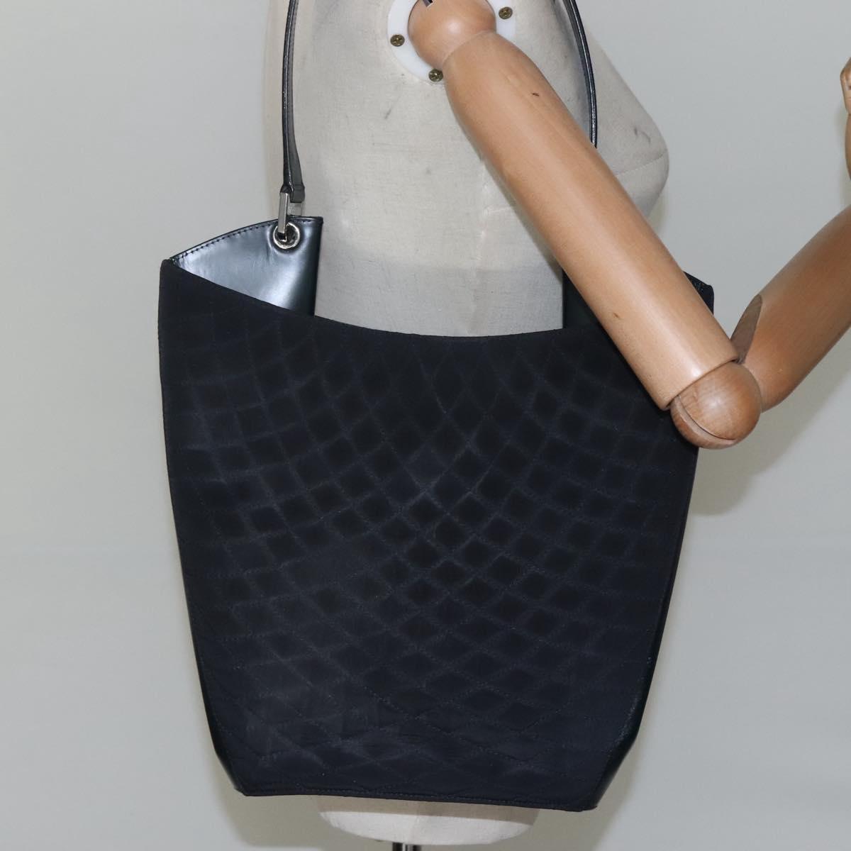 BALLY Shoulder Bag Nylon Black Auth bs23603