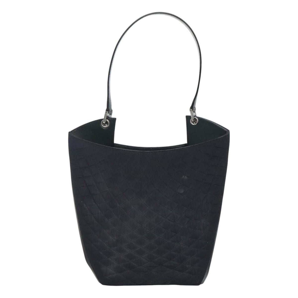 BALLY Shoulder Bag Nylon Black Auth bs23603