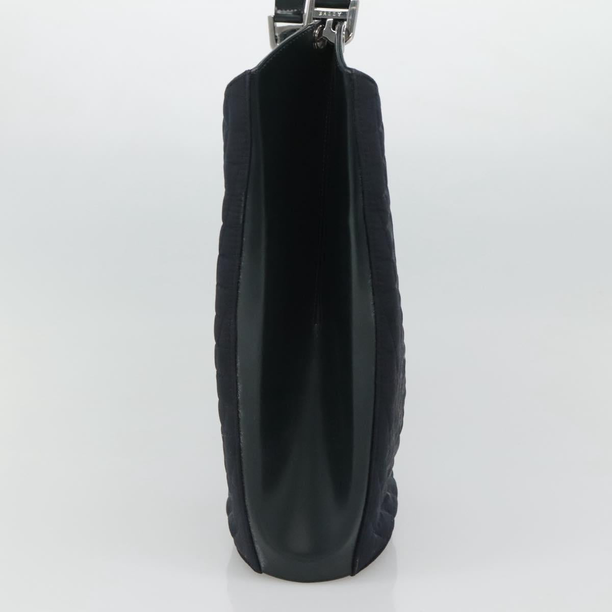 BALLY Shoulder Bag Nylon Black Auth bs23603