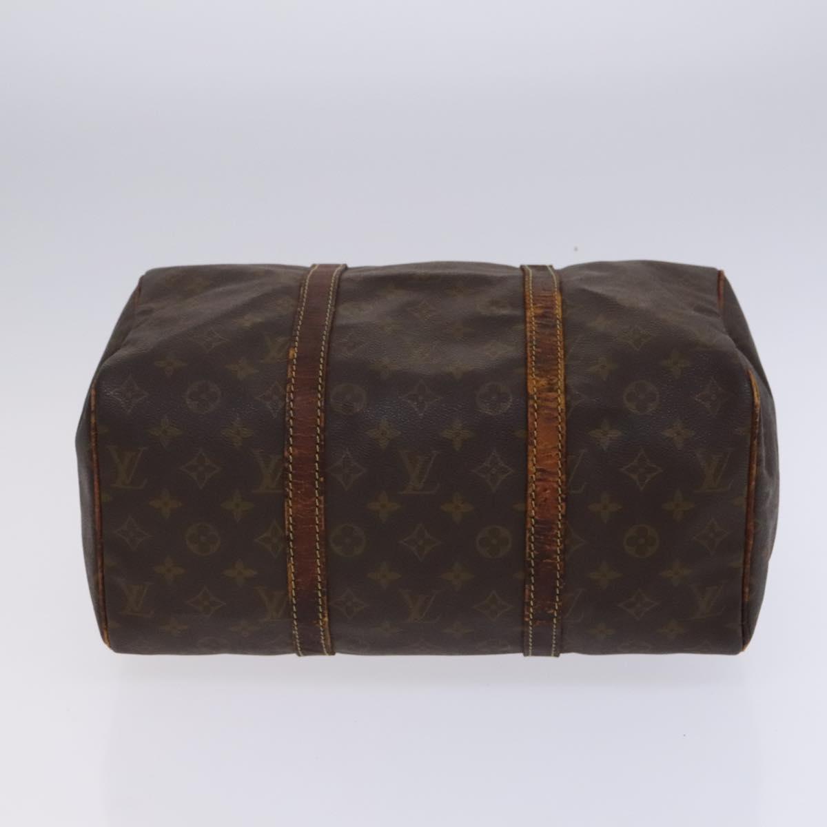 LOUIS VUITTON Monogram Sac spool 35 Boston Bag M41626 LV Auth bs23647
