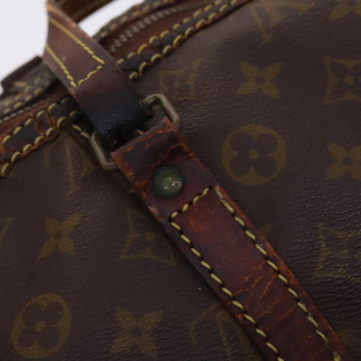 LOUIS VUITTON Monogram Sac spool 35 Boston Bag M41626 LV Auth bs23647