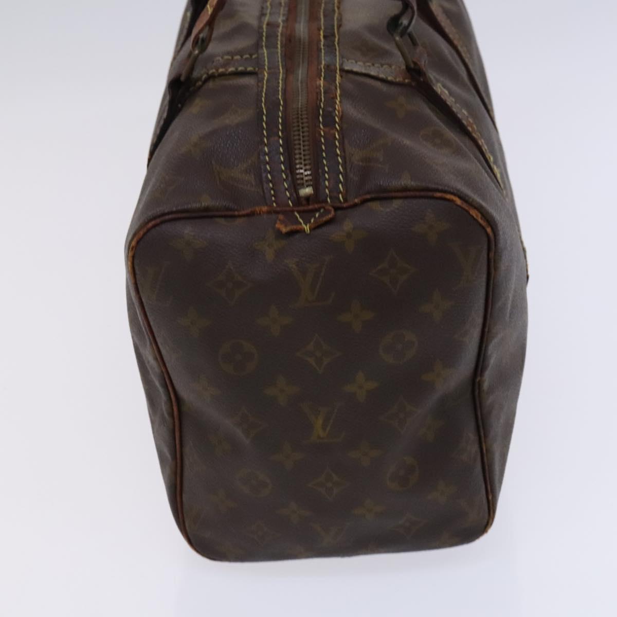 LOUIS VUITTON Monogram Sac spool 35 Boston Bag M41626 LV Auth bs23647
