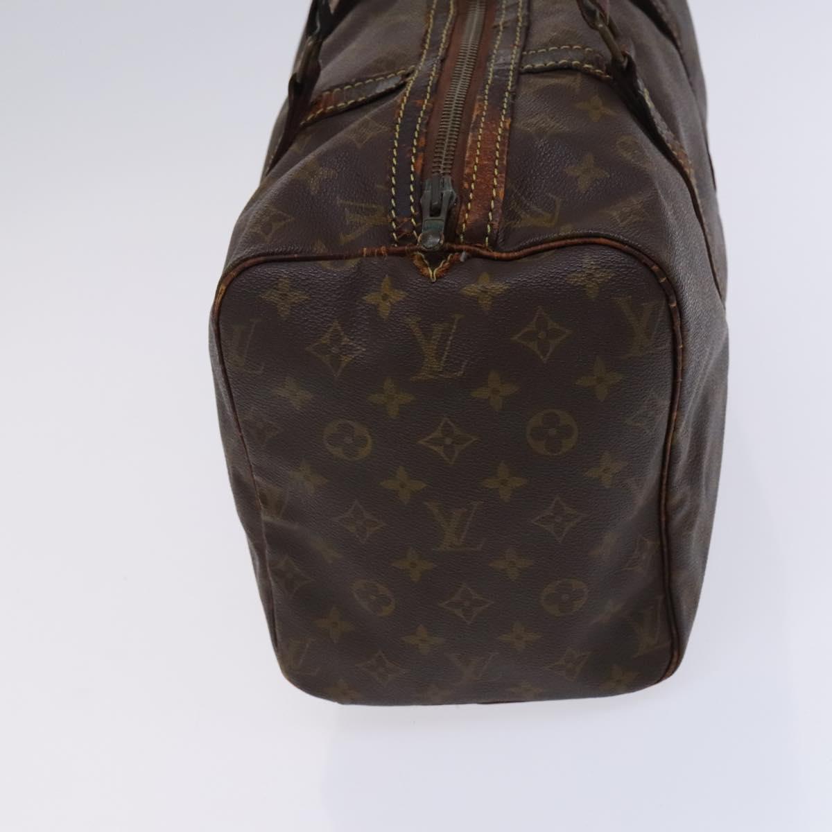LOUIS VUITTON Monogram Sac spool 35 Boston Bag M41626 LV Auth bs23647