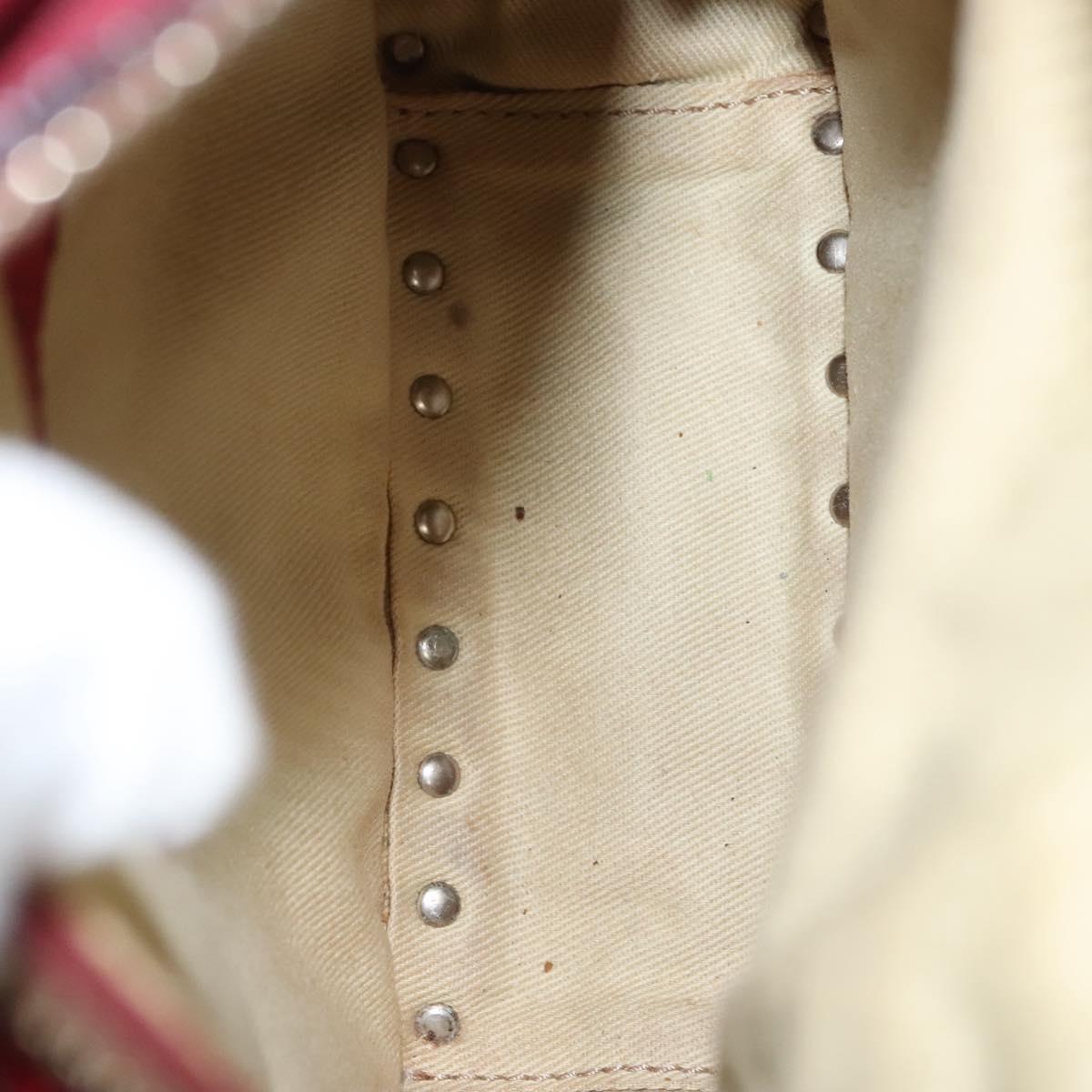 VALENTINO Backpack Leather Red Auth bs23660V