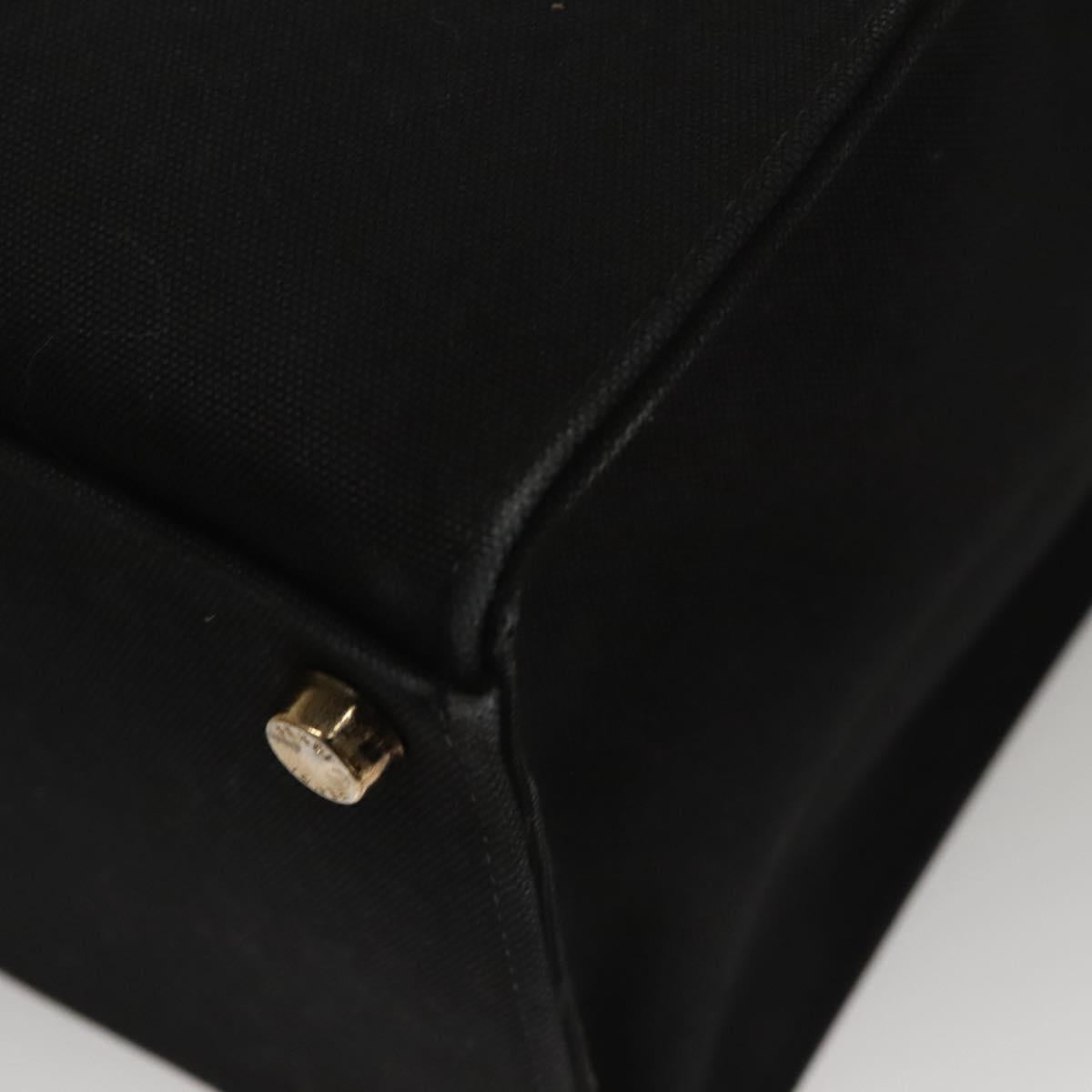 FENDI VERSACE Collaboration Fenderche Tote Bag Canvas 2way Black Auth bs23664