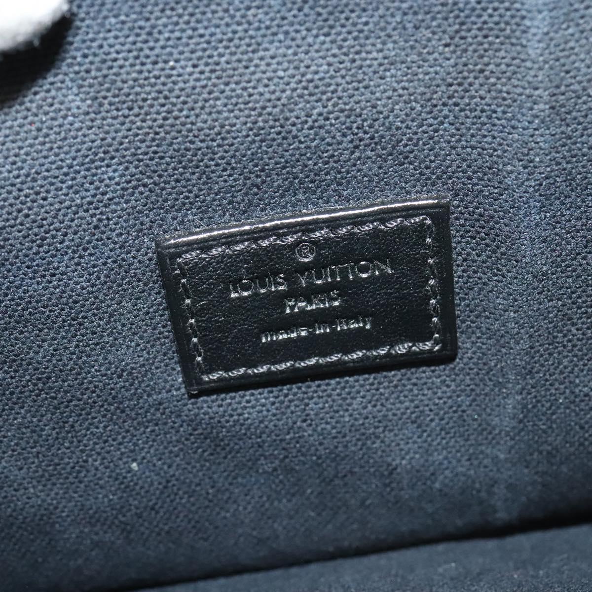 LOUIS VUITTON Monogram Motard Biker Tote Bag Black M95595 LV Auth bs23679