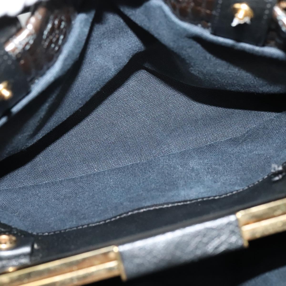 LOUIS VUITTON Monogram Motard Biker Tote Bag Black M95595 LV Auth bs23679