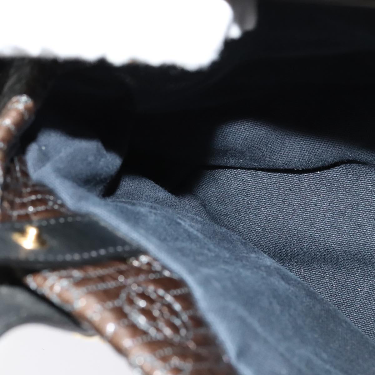 LOUIS VUITTON Monogram Motard Biker Tote Bag Black M95595 LV Auth bs23679